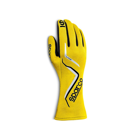 Sparco Land MY20 Racing Gloves Yellow (FIA)