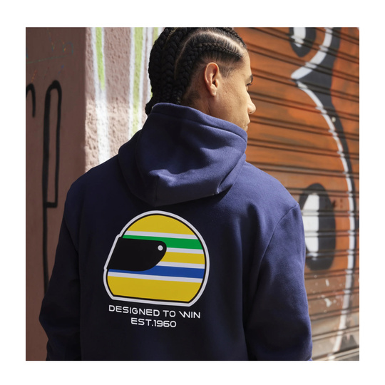 2026 Ayrton Senna Mens Helmet Hooded sweatshirt