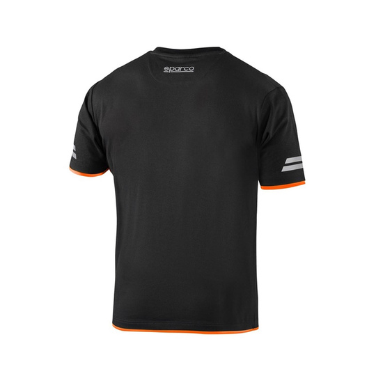 Sparco TECH Mens T-shirt black-orange