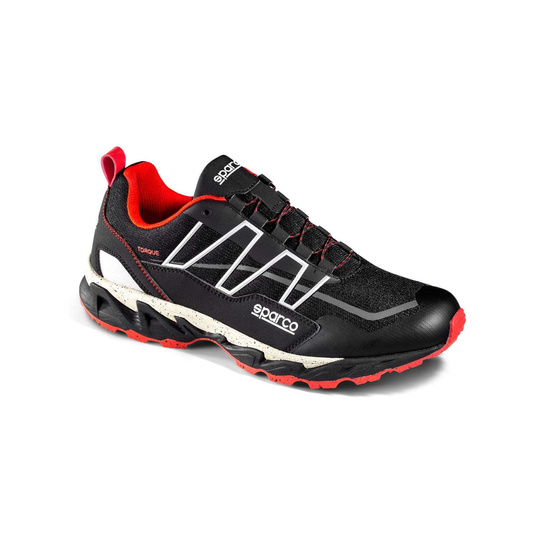 Sparco TORQUE Mechanics Shoes black-red