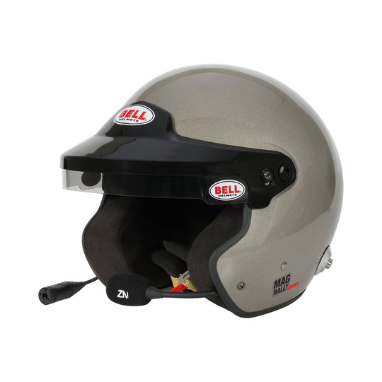 Bell MAG Rally Sport Helmet Silver (FIA)