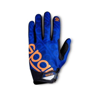 Sparco MECA-3 Mechanic Gloves Blue/Orange