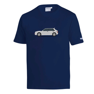Sparco Lancia HF Delta Integrale T-shirt Navy Blue/White