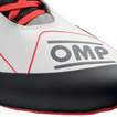 OMP KS-2X Kids Racing Shoes White/Red (FIA)
