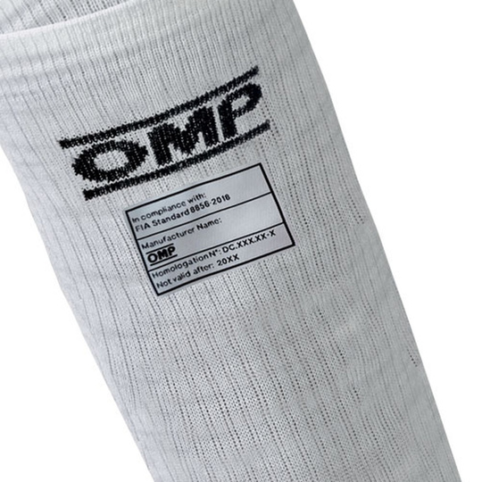 OMP One MY21 Socks White (FIA)