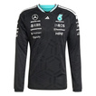 2026 Mercedes AMG F1 Mens Team Authentic Longsleeve T-shirt black