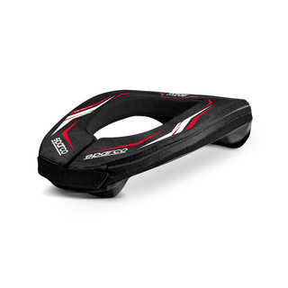 Sparco K-Ring Neck Collar Black/Red