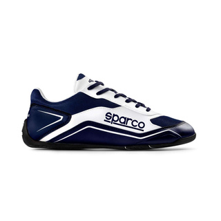 Sparco S-Pole Racing Shoes Navy Blue/White