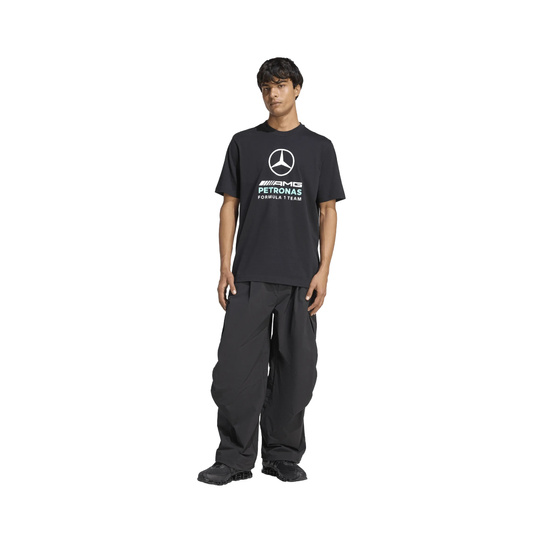 2026 Mercedes AMG F1 Mens Large Logo T-shirt black