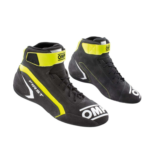 OMP First MY21 Racing Shoes Anthracite (FIA)