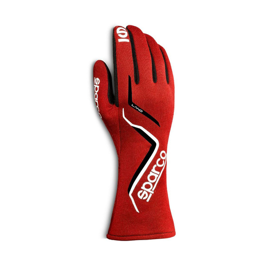 Sparco Land MY22 Gloves Red (FIA)