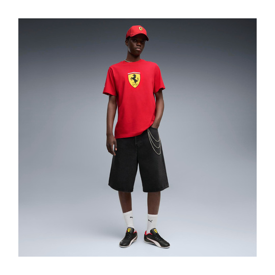 2026 Scuderia Ferrari F1 Mens Large Logo T-Shirt red