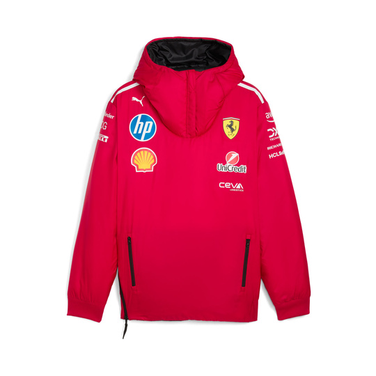 2025 Scuderia Ferrari F1 Mens Team Padded Double Sided Jacket 