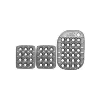 OMP OA/1863 Standard Pedal Pads Silver
