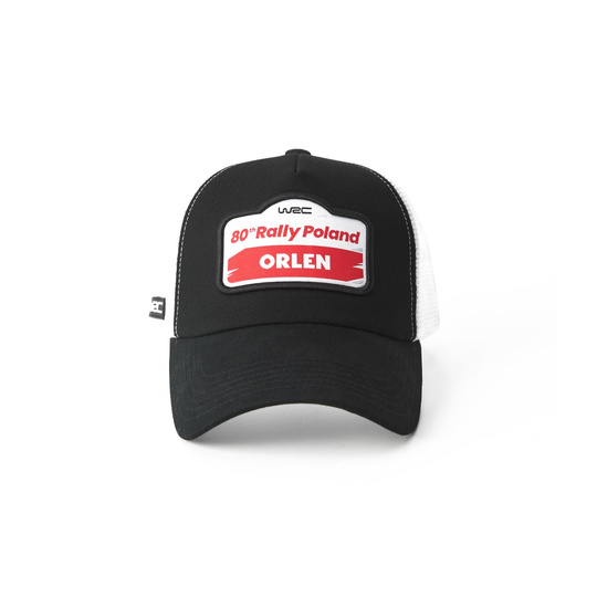2024 Rally Poland WRC Mens Trucker Baseball Cap black