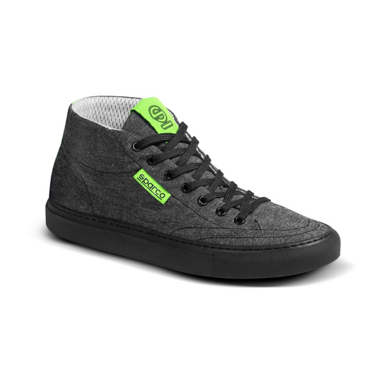 Sparco Futura Racing Shoes Grey/Green (FIA)