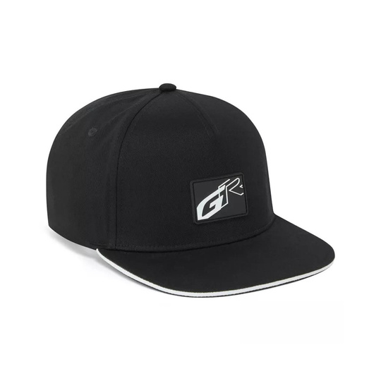 Toyota Gazoo Racing Mens Logo Flat Brim Cap Black