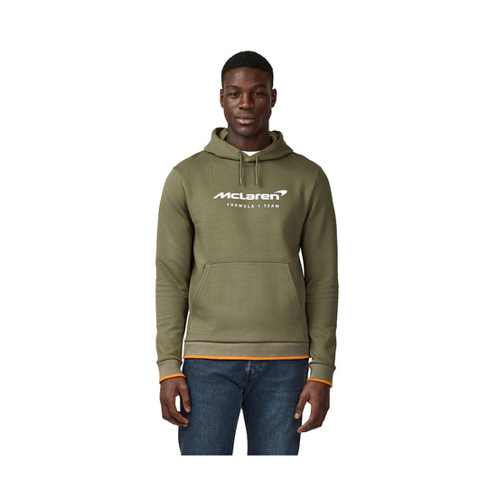 2025 McLaren F1 Mens Essentials Hooded Sweatshirt green