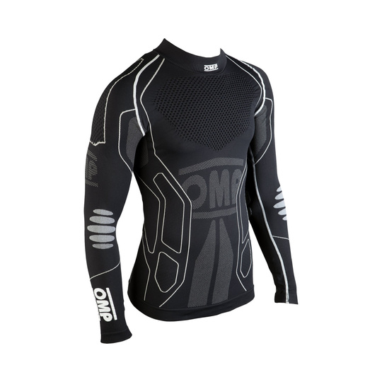 OMP KS-Winter-R Roll-Neck Underwear Top Black