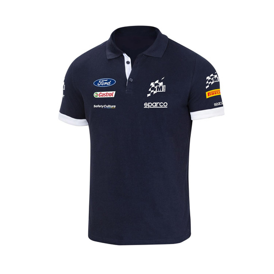  Sparco M-Sport Mens Team Poloshirt navy blue