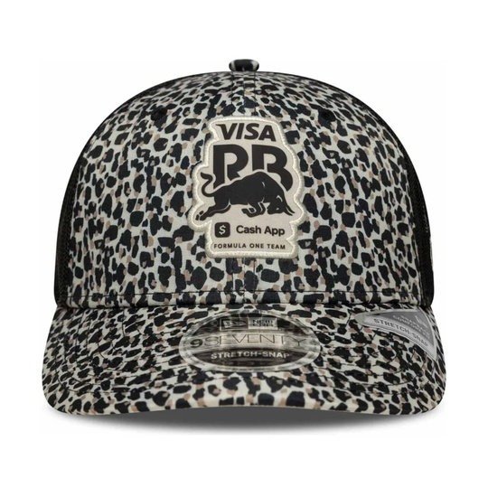 2026 Visa Cash App RB F1 Leopard Trucker Hat Black