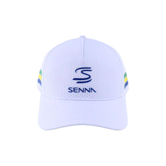 2025 Ayrton Senna Mens Leisure baseball cap white