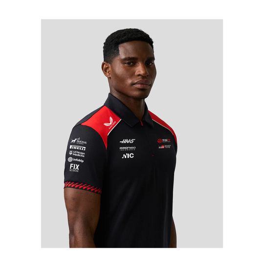 2026 Haas F1 Mens Team Polo shirt
