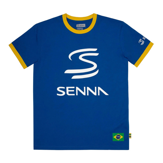 2026 Ayrton Senna Collection Ayrton Senna Legacy T-shirt Blue