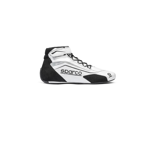 Sparco Skid MY25 Racing Shoes White (FIA)
