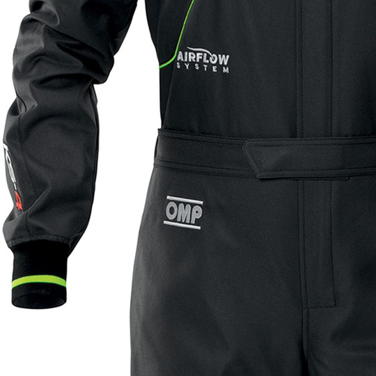 OMP KS-4 Karting Suit Black/Yellow