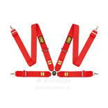 OMP 4 - point Safety Belts FIA DA801F MY14 red