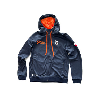 Kuzi Mens Rally Star Hooded Sweatshirt