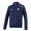 Sparco Mens GULF Full Zip Sweatshirt navy blue
