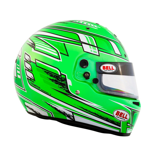 Bell KC7-CMR Champion Full Face Helmet Green