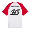 2026 Scuderia Ferrari F1 Mens Leclerc Graphic T-Shirt white