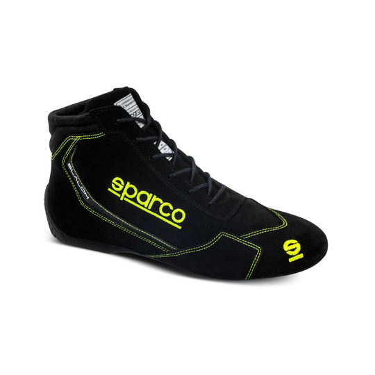 Sparco SLALOM MY22 Racing Shoes Black/Yellow (FIA)