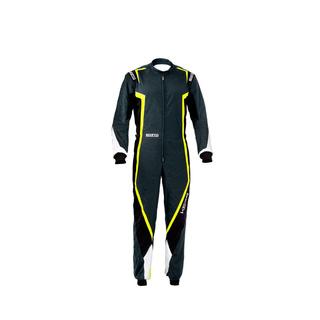 Sparco Kerb MY20 Karting Suit Grey/Yellow (CIK)