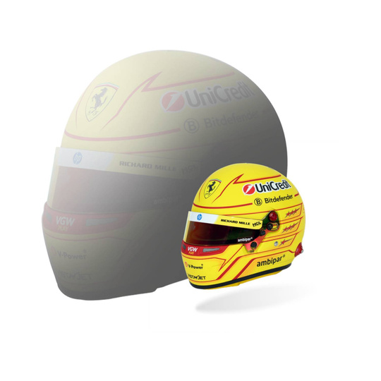 2025 Scuderia Ferrari 1:2 Lewis Hamilton helmet
