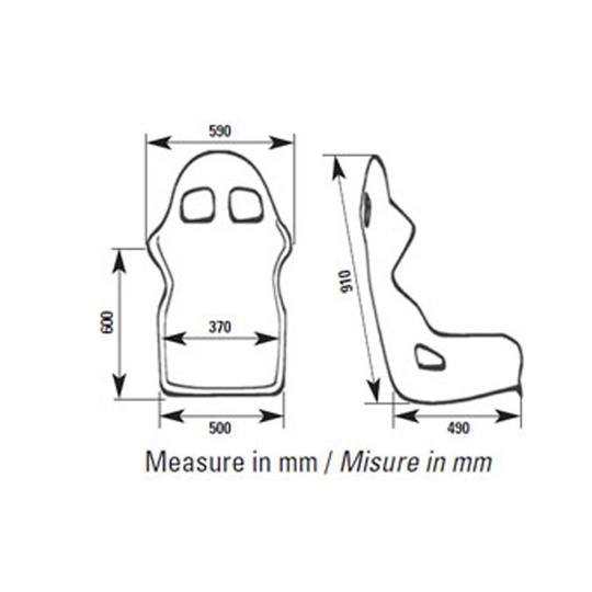 OMP ARS MY14 Racing Seat (with FIA homologation)
