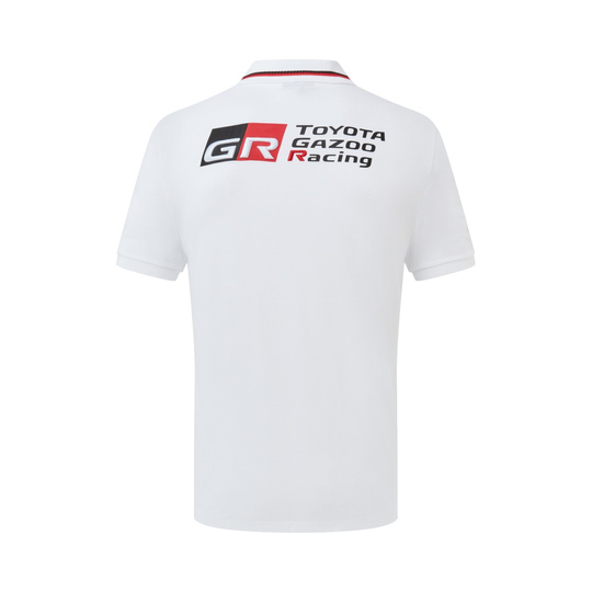 2026 Toyota Gazoo Racing GR Badge Polo Shirt White