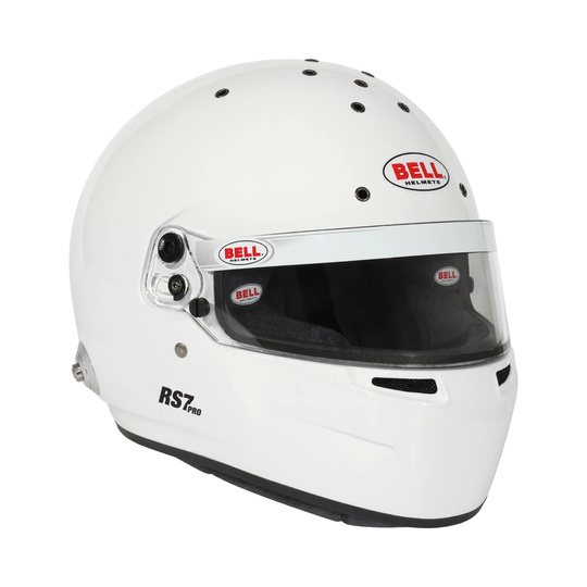 Bell RS7 Pro Helmet White (FIA)
