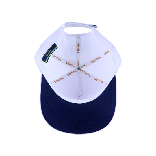 2025 Ayrton Senna Mens Leisure baseball cap white