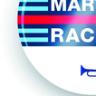 Sparco Martini Racing Horn Button Emblem