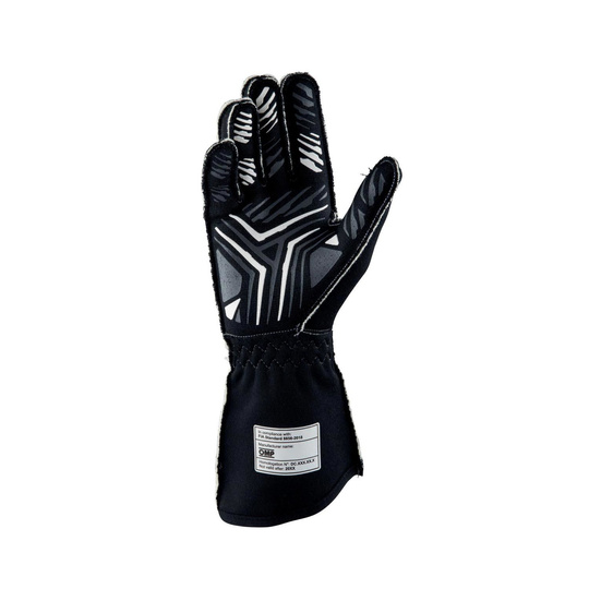 OMP One-S MY20 Racing Gloves Black (FIA)