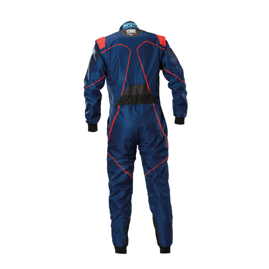 OMP KS-3X Art 8877-2022 Karting Suit navy blue/red