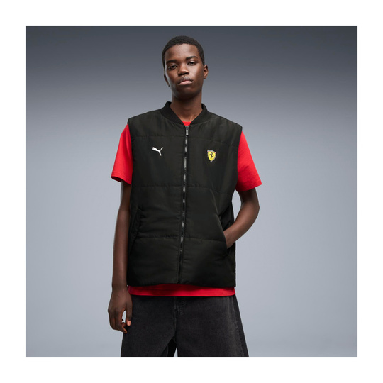 2026 Scuderia Ferrari F1 Logo Vest Black