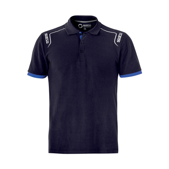 Sparco Portland Polo Shirt Navy Blue