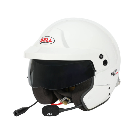 Bell MAG-10 Rally Sport Helmet White (FIA)