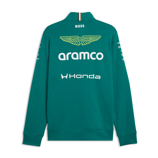 2026 Aston Martin F1 Half Zip Team Sweatshirt