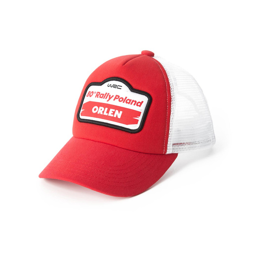 Rally Poland Trucker Cap Red